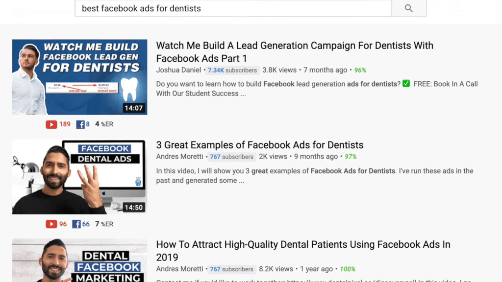 Best Facebook Ads For Dentists YouTube
