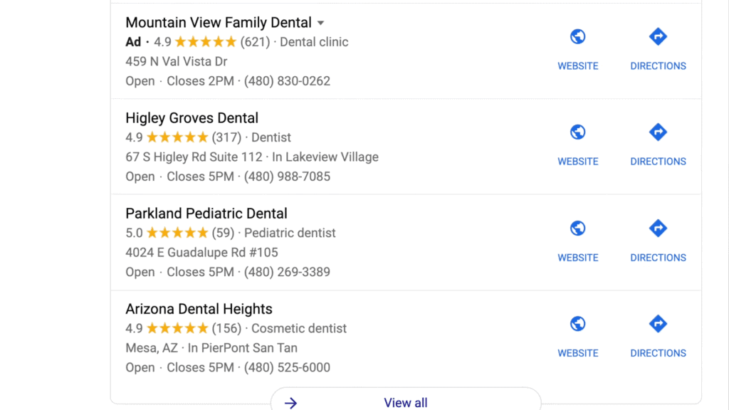 Local Dentist Reviews