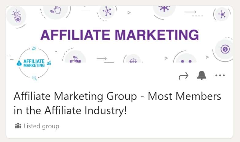 Linkedin affiliate marketing group