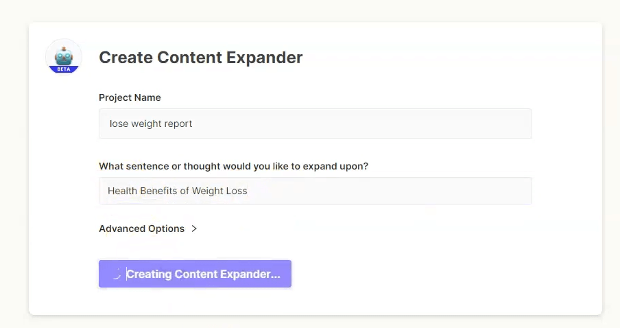 Peppertype AI Content Expander