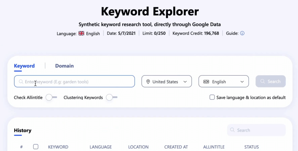 WriterZen Keyword Explorer