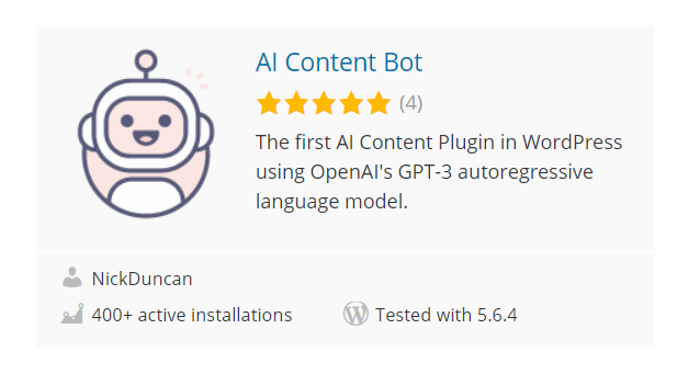 contentbot ai wordpress plugin