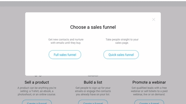 sales funnel options