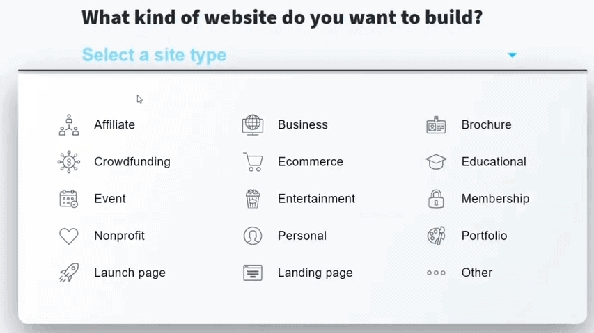 website types