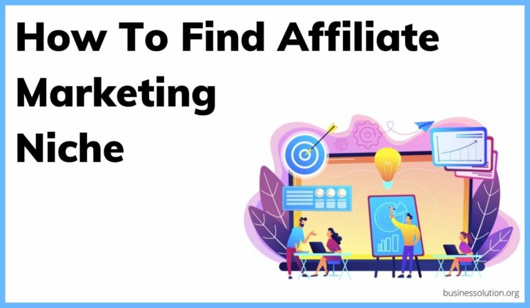 how to find affiliate marketing niche