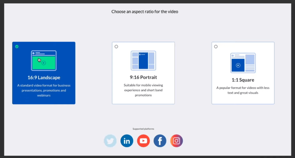 video aspect ratio