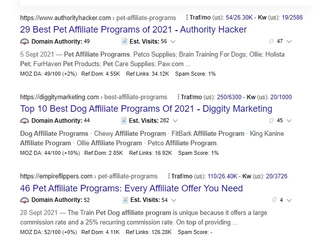 best pet affiliate programs - google search