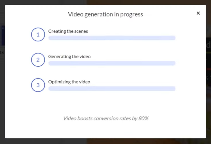 video generating process