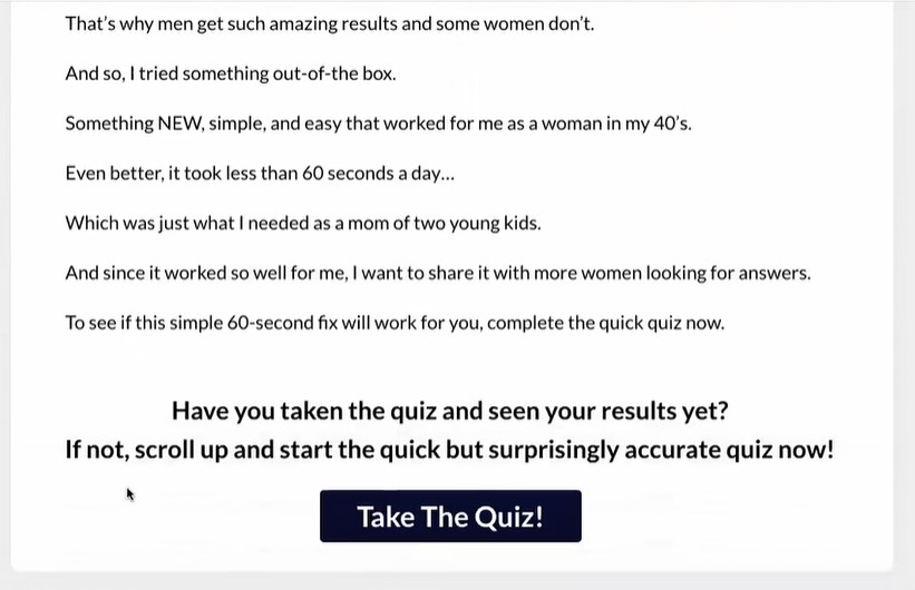 affiliate quiz funnel bottom