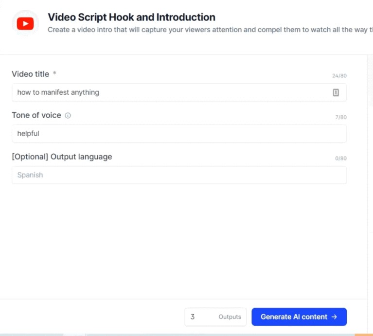 japser ai youtube video script