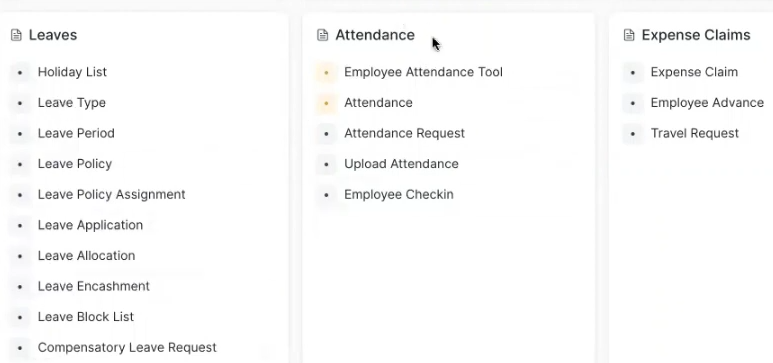 onehash hr leaves and attendance