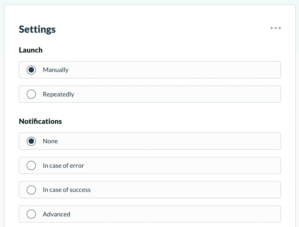 phantombuster settings