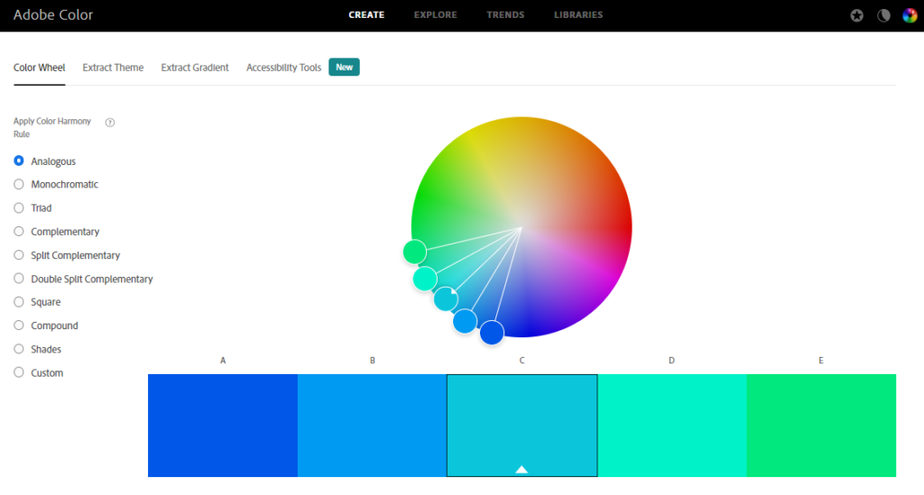 adobe color wheel