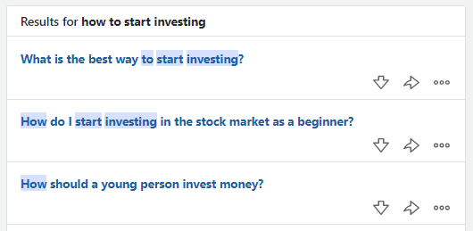 quora - how to start investing