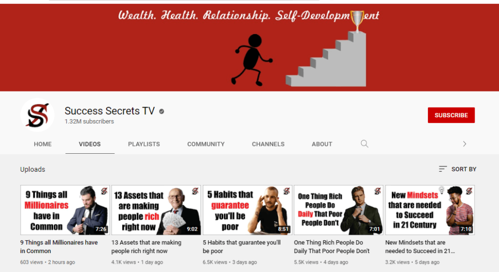 success secrets tv youtube channel