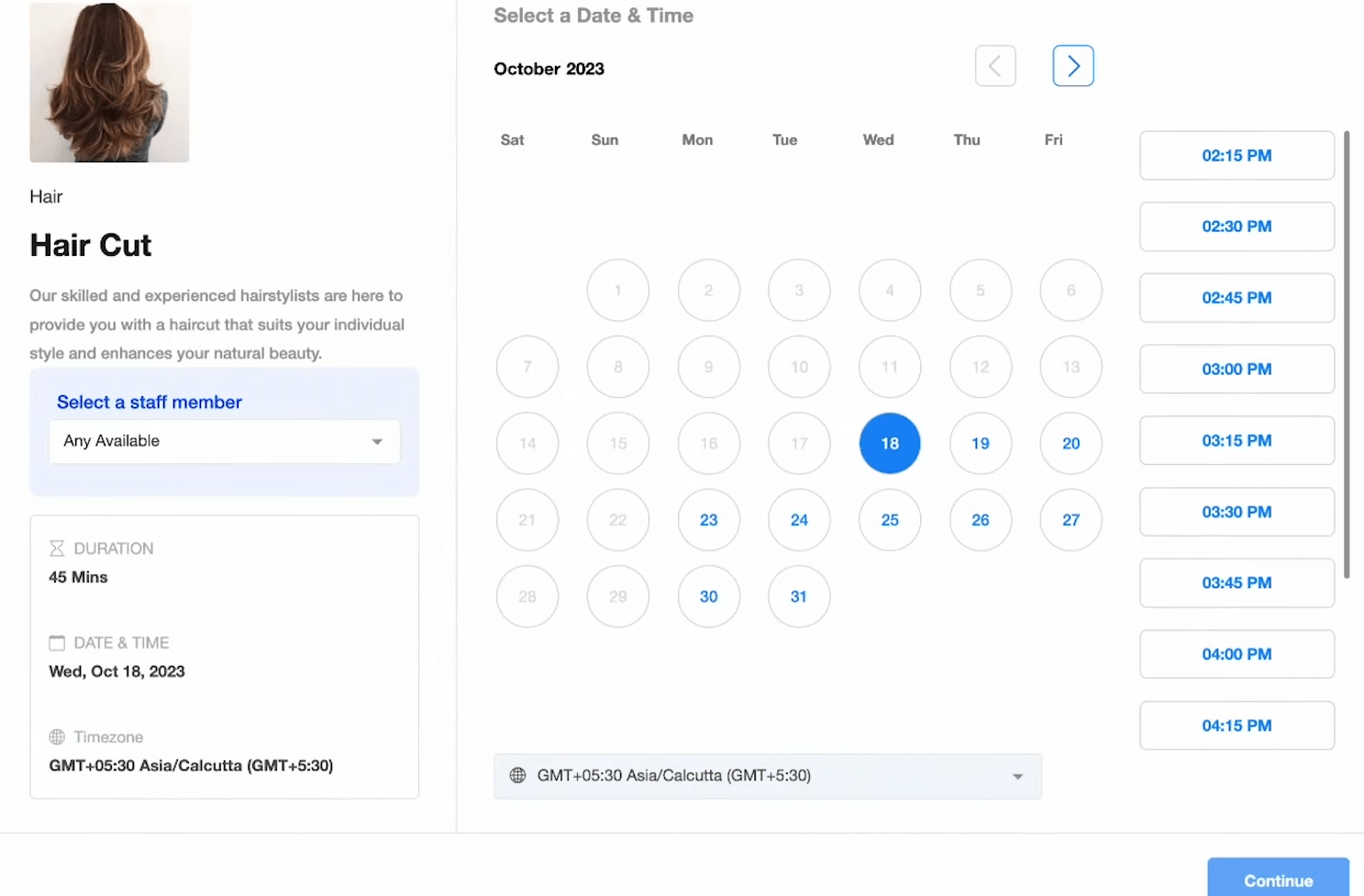 gohighlevel service calendar