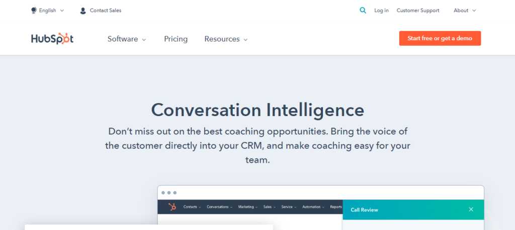 HubSpot Conversation Intelligence