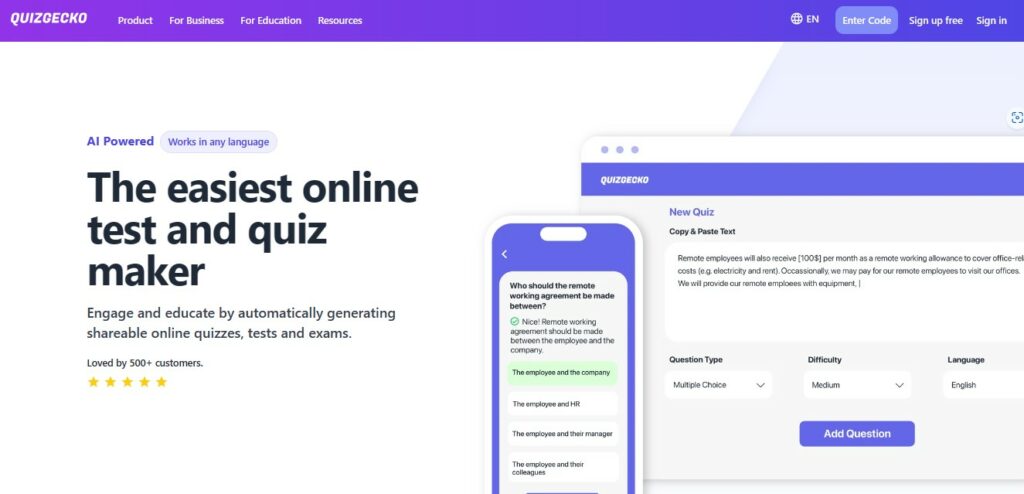 7 Best AI Quiz Maker & Generator Tools in 2023 - businessolution.org