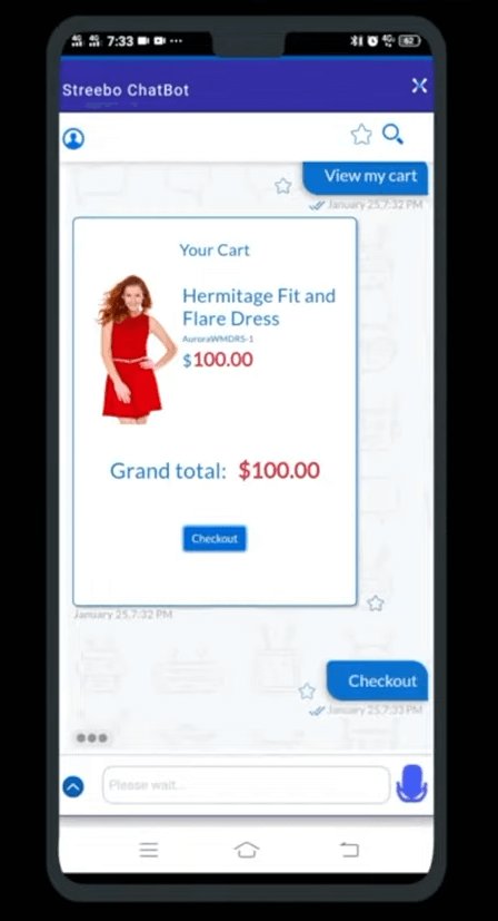 retail chatbot example